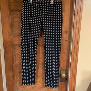 Black and White Patterned Pants